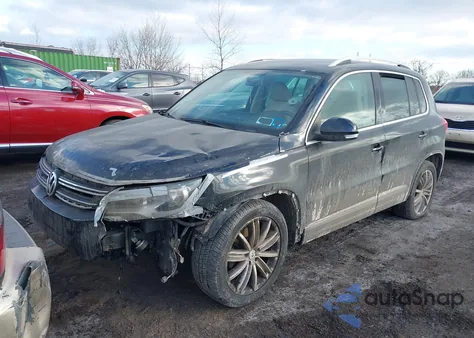 2012 Volkswagen Tiguan Se z USA, uszkodzony, nr VIN WVGBV7AX7CW548928